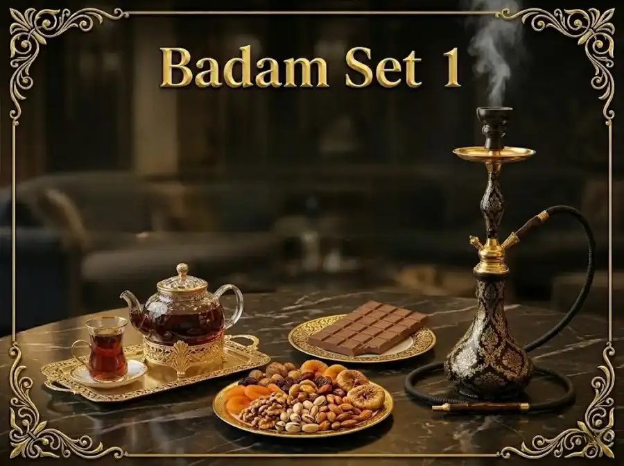 Set 1 ( Çay + Şokolad + Qəlyan )